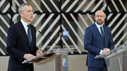 Σε στενότερη συνεργασία Ε.Ε και ΝΑΤΟ προσβλέπουν Στόλτενμπεργκ και Σαρλ Μισέλ
