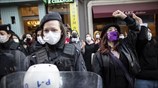 Διαμαρτυρία στην Κωνσταντινούπολη με αφορμή την ημέρα της γυναίκας