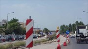 Θεσσαλονίκη: Ουρές οχημάτων στην Περιφερειακή λόγω έργων