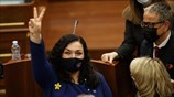 Νέα πρόεδρος στο Κόσοβο η Βιόσα Οσμάνι Σαντριού