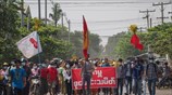 Διαδήλωση κατά της στρατιωτικής χούντας στη Μιανμάρ