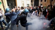 Επεισόδια στη Ρώμη από διαδήλωση κατά του lockdown