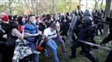 Συγκρούσεις μεταξύ αστυνομίας και μελών του VOX