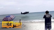 Plane Makes Emergency Landing In Ocean During Air Show In Florida | Sunday TODAY