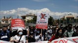 Διαμαρτυρία μαθητών στο Υπουργείο Παιδείας