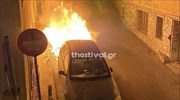 Θεσσαλονίκη: Ζημιές σε δύο αυτοκίνητα μετά από φωτιά