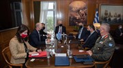 ΥΕΘΑ: Συνάντηση Παναγιωτόπουλου με τον υπουργό Εξωτερικών του Μαυροβούνιου