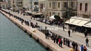 Χίος: Μικρή συμμετοχή στην κινητοποίηση κατά της δομής μεταναστών