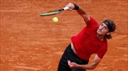 Rome Masters: Προσωρινή διακοπή λόγω βροχής στο ματς του Τσιτσιπά με τον Τζόκοβτς