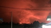 Κονγκό: «Γλίτωσε» η πόλη Γκόμα από τη λάβα, λέει ο στρατιωτικός κυβερνήτης της περιφέρειας