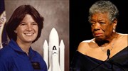 Η ποιήτρια Maya Angelou και η αστροναύτης Sally Ride σε νομίσματα των ΗΠΑ
