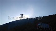Μακρακώμη: Σε ύφεση η φωτιά που προκάλεσε τρακτέρ