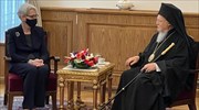 Οικουμενικό Πατριαρχείο: Συνάντηση Βαρθολομαίου με αναπληρώτρια ΥΠΕΞ των ΗΠΑ
