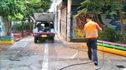 Δήμος Αθηναίων: Επιχείρηση καθαριότητας και απολύμανσης στα Εξάρχεια