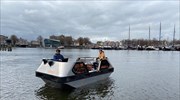 Ρομποτικές βαρκάδες στα κανάλια του Άμστερνταμ