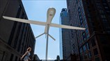 Γλυπτό Predator drone