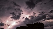 Εντονα καιρικά φαινόμενα με καταιγίδες μέχρι το βράδυ