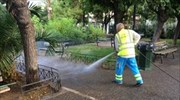 Δήμος Αθηναίων: Κυριακάτικη δράση καθαριότητας-απολύμανσης στα Πατήσια