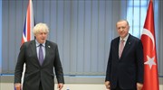 Βρετανία: Για Αν. Μεσόγειο και Κυπριακό μίλησαν Τζόνσον - Ερντογάν
