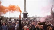 Βρετανία: Διαδήλωση στο Λονδίνο κατά των μέτρων για την Covid-19