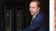 Βρετανία: Θα ερευνηθεί από το υπ. Υγείας το πώς διέρρευσε το βίντεο με τον Χάνκοκ