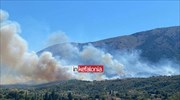 Χωρίς ενεργό μέτωπο η φωτιά στην Κεφαλονιά