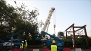 Στη λεωφόρο Μεσογείων η τοποθέτηση της 3ης από τις 6 πεζογέφυρες