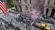 Παρέλαση στη Νέα Υόρκη για τους ήρωες της πανδημίας