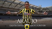 Argentine striker Sergio Araujo returns to AEK Athens for fourth time; this time on a 3+1 year contract