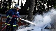 Θεσσαλονίκη: Νεκρός άνδρας σε φλεγόμενο όχημα