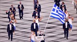 Η είσοδος της Ελλάδας στην τελετή έναρξης