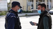 Κορωνοϊός: Νέα πρόστιμα 66.700 ευρώ σε 165.019 ελέγχους- 168 παραβάσεις
