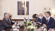 Πανδημία, Κυπριακό και άλλα ζητήματα στη συνάντηση του πρωθυπουργού με τον βασιλιά της Ιορδανίας