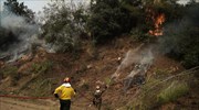 Εύβοια: Αγωνία για τα χωριά Αμέλαντες, Σκεπαστή - Εκκενώθηκε το Μαντούδι