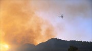Ηλεία: Δύο ελικόπτερα και ένα αεροσκάφος επιχειρούν στα πύρινα μέτωπα