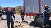Ηράκλειο: Σε εξέλιξη η φωτιά στην περιοχή Μουζουρά - Δεν απειλούνται σπίτια