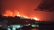 Χαλκιδική: Επί ποδός για φωτιές, «πιθανώς λόγω κεραυνών»