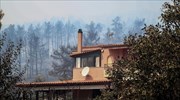 Πυρκαγιά στα Βίλια: Κοντά στα πρώτα σπίτια του Προφήτη Ηλία οι φλόγες- Ενδείξεις εμπρησμού