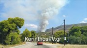 Κορινθία: Δασική πυρκαγιά στα Βλασαίικα - Έρευνα για εμπρησμό