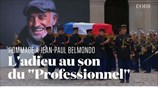 Le cercueil de Jean-Paul Belmondo quitte les Invalides au son de "Chi Mai" d