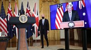 «Προπύργιο» εναντίον της Κίνας το σύμφωνο ΗΠΑ-Βρετανίας-Αυστραλίας