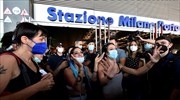 Ιταλία: Διαδηλώσεις αντιεμβολιαστών σε Ρώμη και Μιλάνο