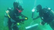 Στην Χαλκιδική η πρώτη υποθαλάσσια κάβα - Γάλλοι ήδη κλείνουν παραγγελίες για το κρασί που ωριμάζει στη θάλασσα