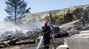 Φωτιά σε χωματερή υλικών και σκουπιδιών στον Πετρέ Ρεθύμνου
