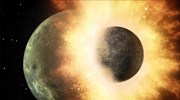 Η Γη δέχτηκε δύο «γροθιές» για να γεννηθεί η Σελήνη