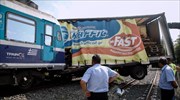 Σύγκρουση τρένου με φορτηγό στη Θεσσαλονίκη