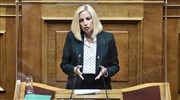 Βουλή- Γεννηματά: Ψηφίζουμε τη συμφωνία Ελλάδας- Γαλλίας γιατί θέτει τις βάσεις για την ασφάλεια