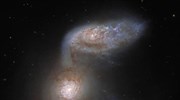 Γαλαξιακή συγχώνευση γιγάντων στο φακό του Hubble