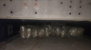 Πάτρα: Συνελήφθη οδηγός φορτηγού με 50 κιλά κάνναβης σε ειδική κρύπτη