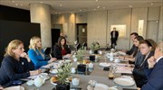Συνάντηση της Λίνας Μενδώνη με την Υπουργό Πολιτισμού του Μαυροβουνίου Vesna Bratić